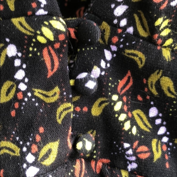 NWOT Free People Meet Virginia Romper in Black Combo size 0 - Picture 8 of 9